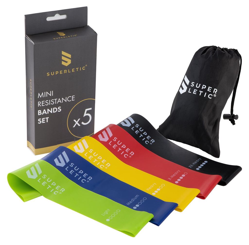 SUPERLETIC Mini Widerstandsbänder für Fitness & Training; Produktbild 
