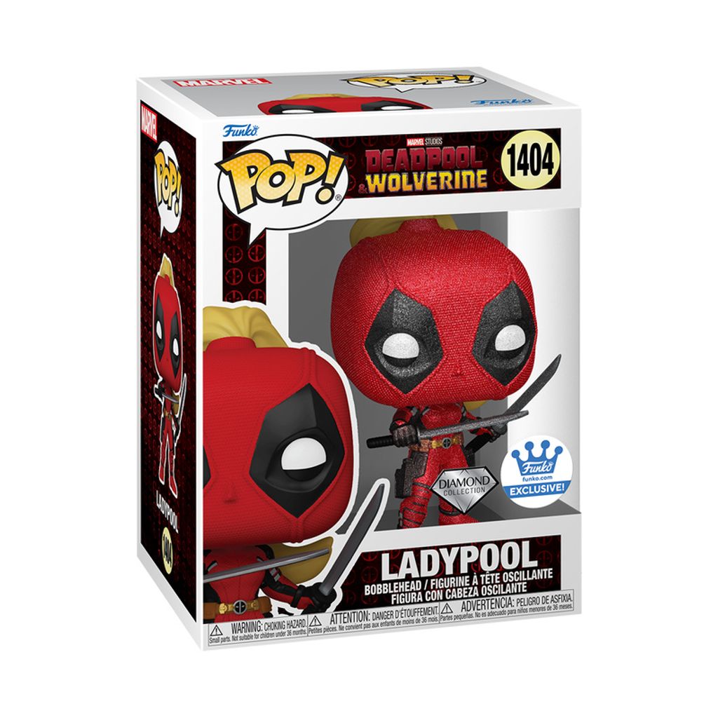 Funko Pop! Marvel Lady Deadpool Ladypool Diamond Exclusive #1404