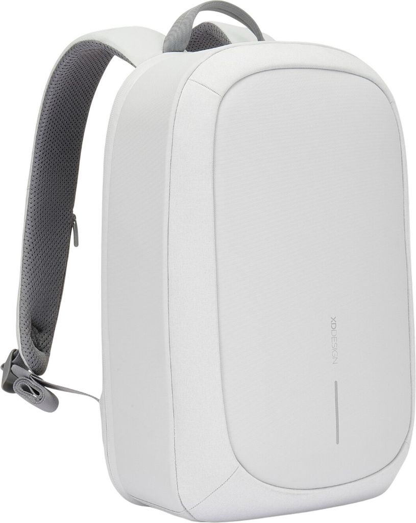 XD Design - Rucksack "Bobby Edge", rPET (Recyceltes Polyethylen-Terephthalat), 17L XD1067 (Einheitsgröße) (Naturweiß)