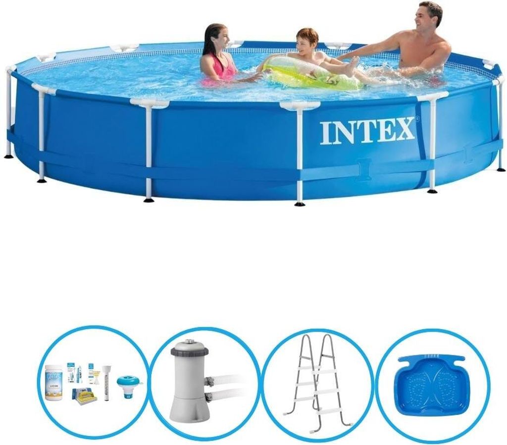 Intex Pool Metal Frame - mit Zubehör - 366x76 cm