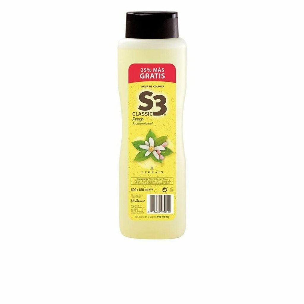 Kolínska voda S-3 CLASSIC FRESH 25% + 600ml Obrázok produktu 