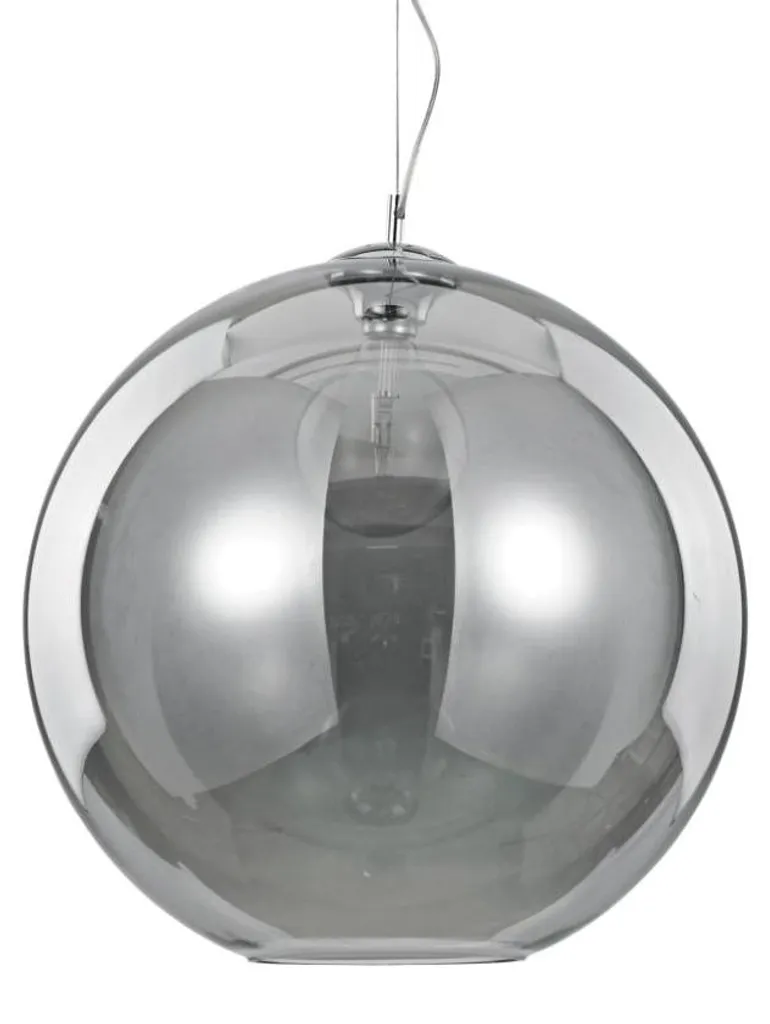 Suspension Salon Moderne Nemo Métal Fumé E27 D50cm Éclairage Salle à Manger