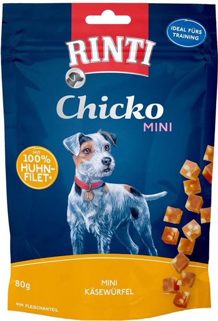 Rinti Chicko Mini Käsewürfel Huhn 12 x 80 g