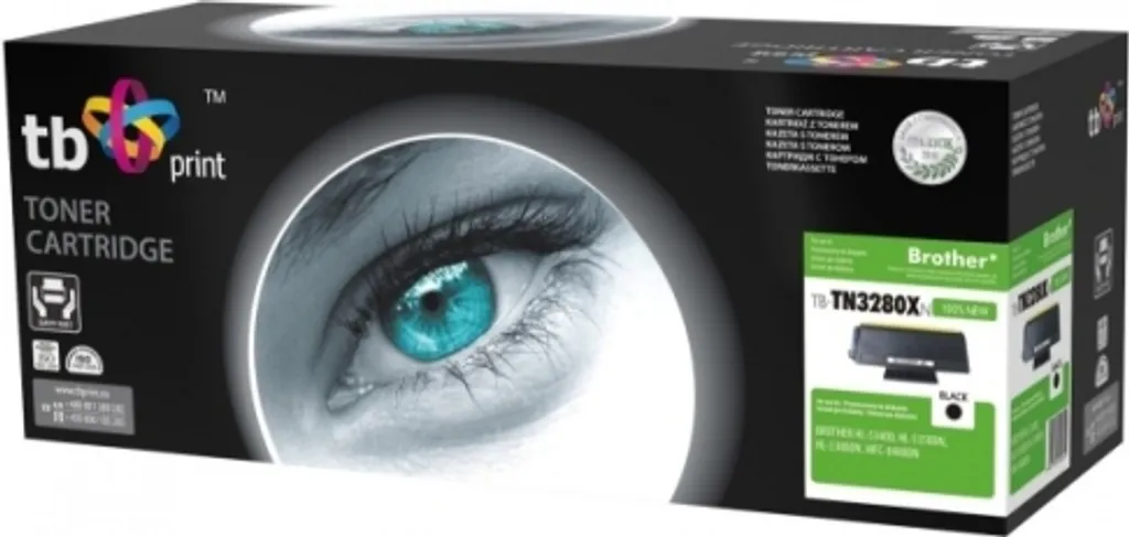 Toner per Brother TN3280X TB Print | Nero Alta Capacità | 100% Nuovo