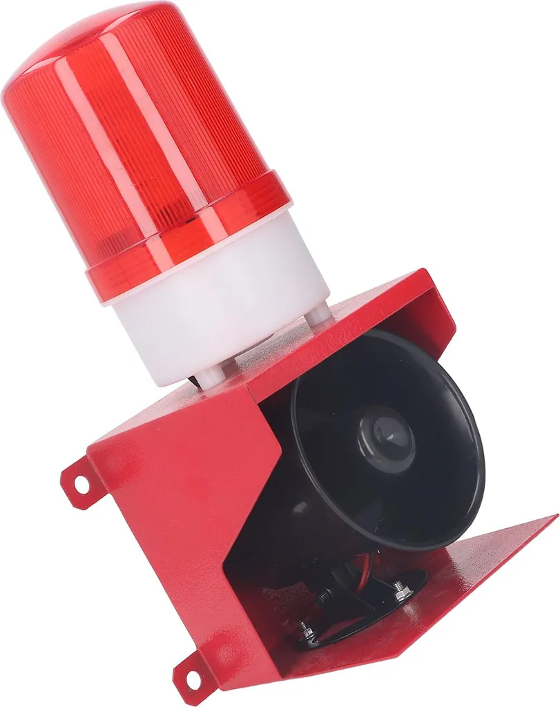 Alarme de Sécurité Industrielle 115dB avec Stroboscope pour Zone à Risque