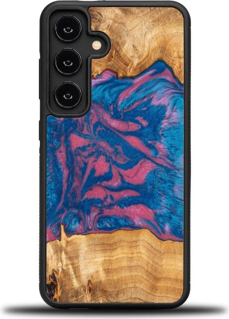 Holzhülle für Galaxy S25 FE, Bewood Unique Neons Vegas