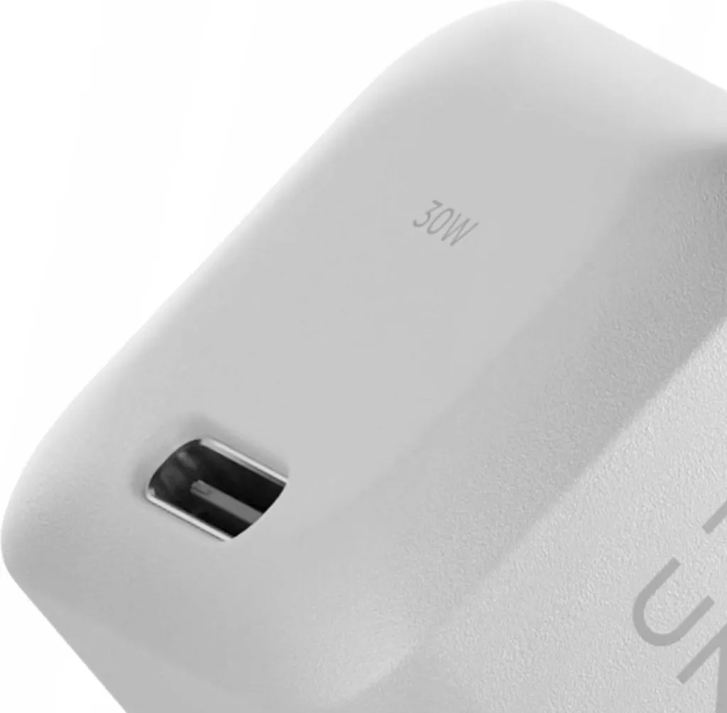 Chargeur rapide GaN PD 30W Native Union blanc - Adaptateur USB-C compact