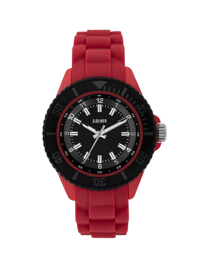 S.Oliver SO-3919-PQ Kinder-Armbanduhr, Kunststoff-Gehäuse Produktbild 