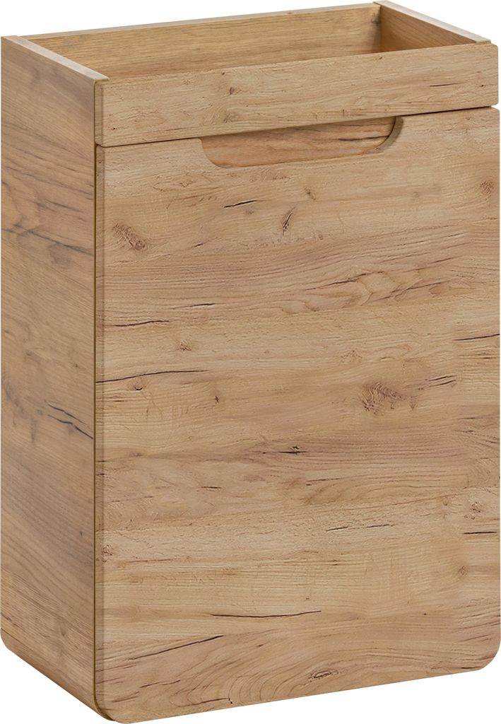 Badezimmerschrank für Waschbecken 40 cm Eiche Craft 1 Tür Produktbild 