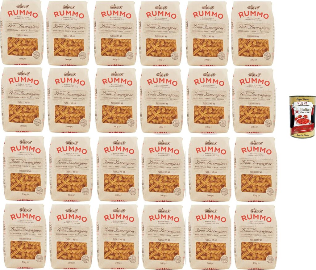 Rummo Fusilli N°48 24×500g – Bronze gezogen, Lenta Produktbild 