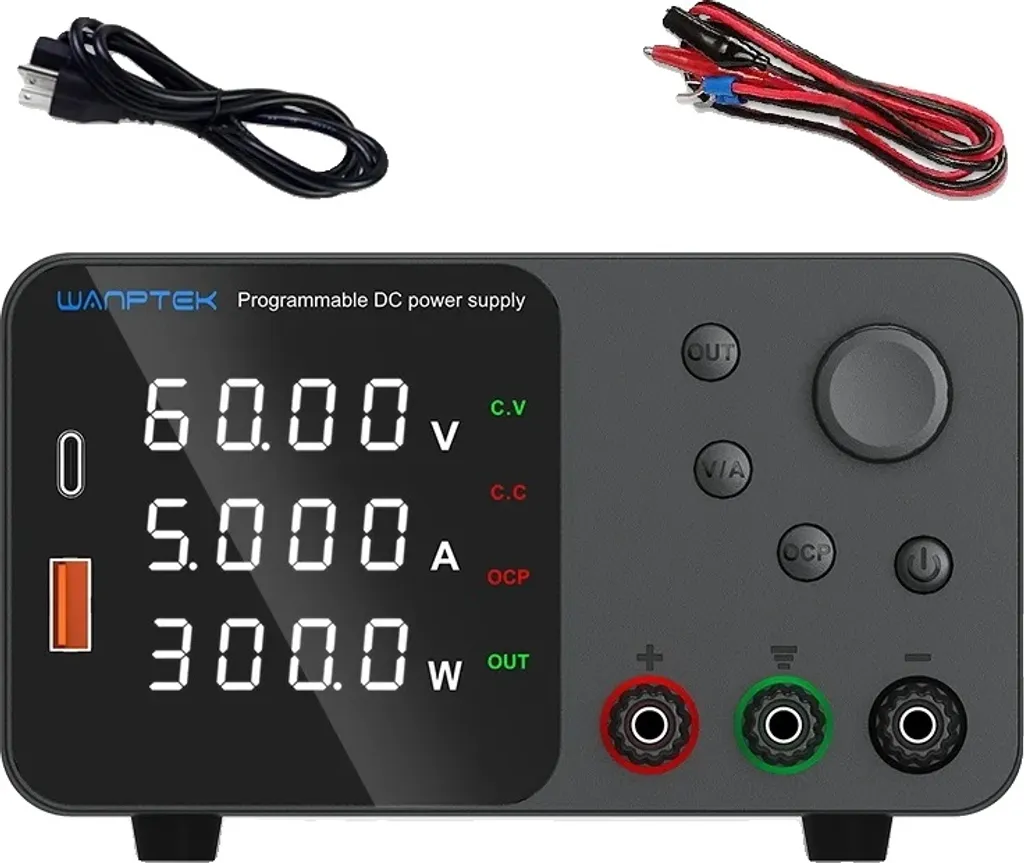 Alimentation DC réglable 0-60V 5A TPS605 - Source de courant de précision
