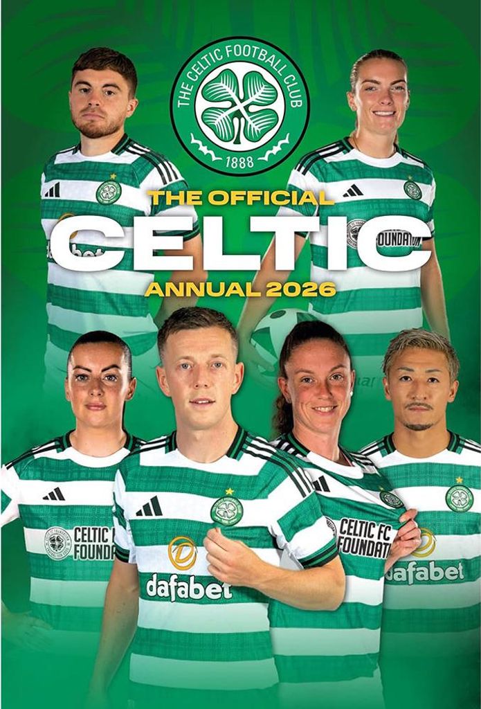 Celtic FC - "2026" Jahrbuch TA13974 (Einheitsgröße) (Grün)