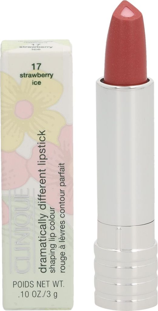 A lipstick and its packaging are shown against a white background.