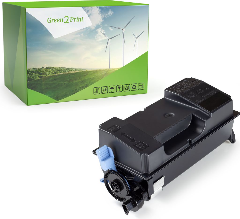 Green2Print Toner schwarz 25000 Seiten ersetzt Kyocera TK-3190, 1T02T60NL0 passend für Kyocera ECOSYS P3055DN, P3060DN