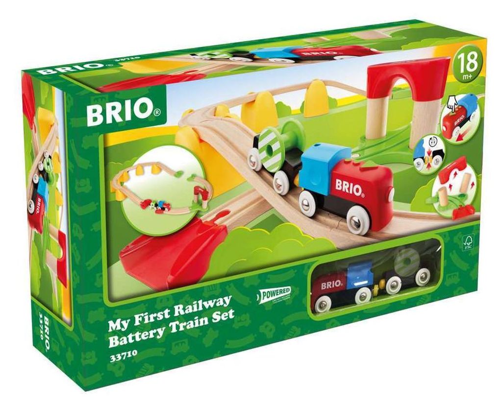 BRIO - 33710 Il mio primo set ferroviario con locomotiva a Immagine del prodotto 