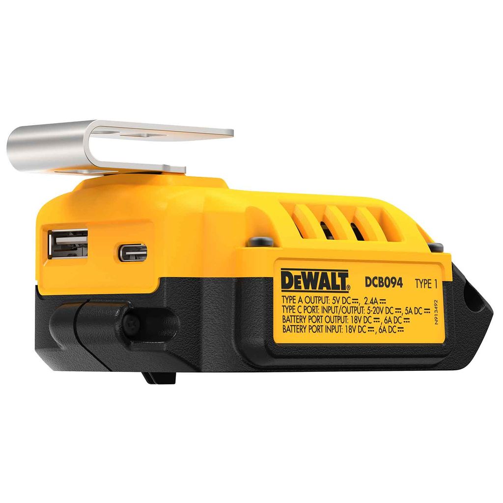 DeWALT DCB094K-QW, Nabíječka baterií, DeWalt, Černá, Žlutá Obrázek produktu 