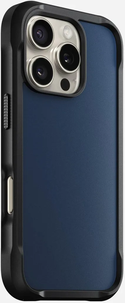 Protection iPhone 16 Pro Nomad Rugged Case Bleu - Idéal pour l'Aventure - 4