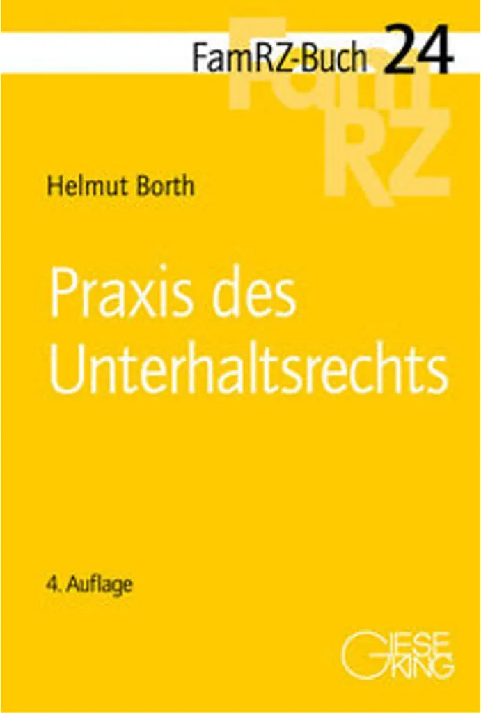 Praxis des Unterhaltsrechts : Expertise et Calculs de Pension Allemande