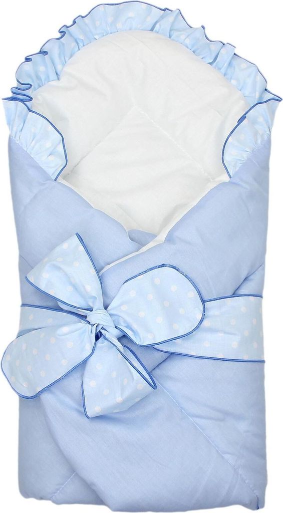 TupTam Unisex Baby Einschlagdecke mit Schleife, Farbe: Produktbild 