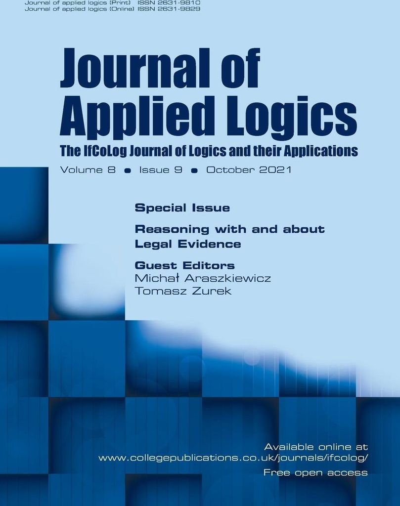 Journal of Applied Logics, Volume 8, Number 9, October 2021. Special issue