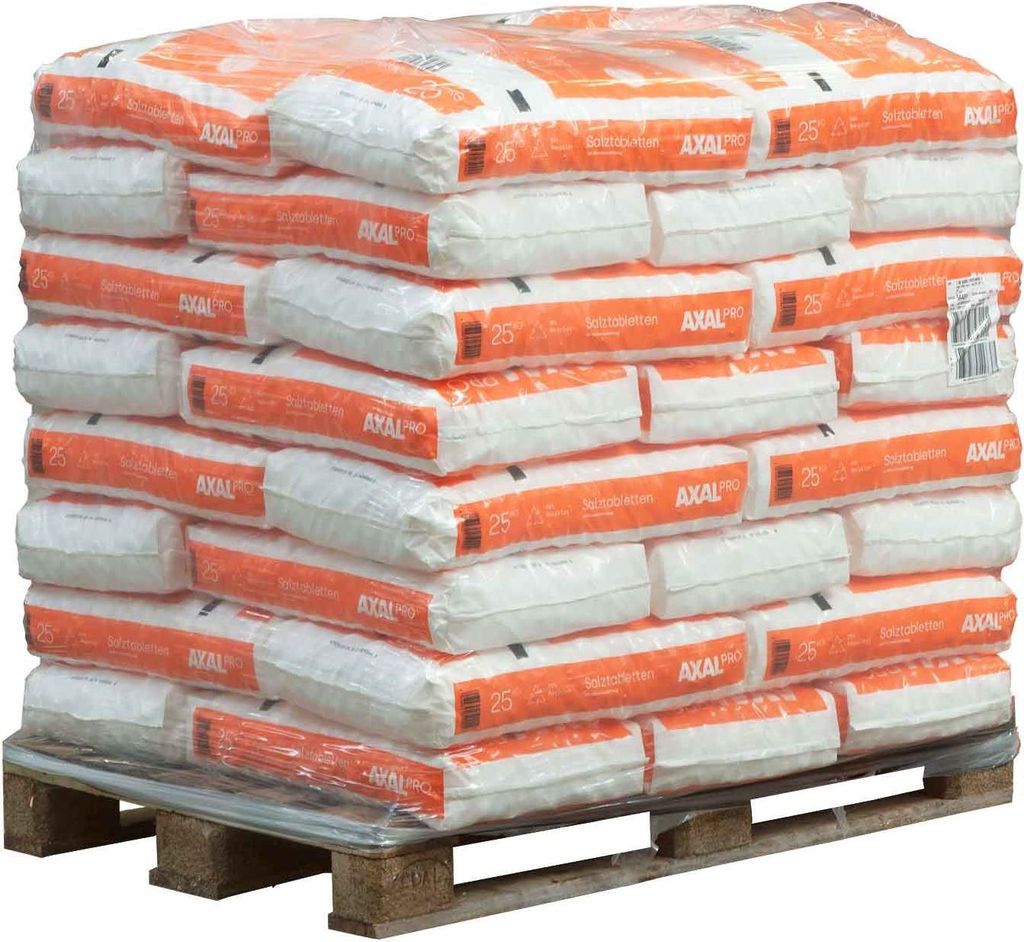 Regeneriersalz 40 x 25 kg Salztabletten für Enthärtungsanlagen