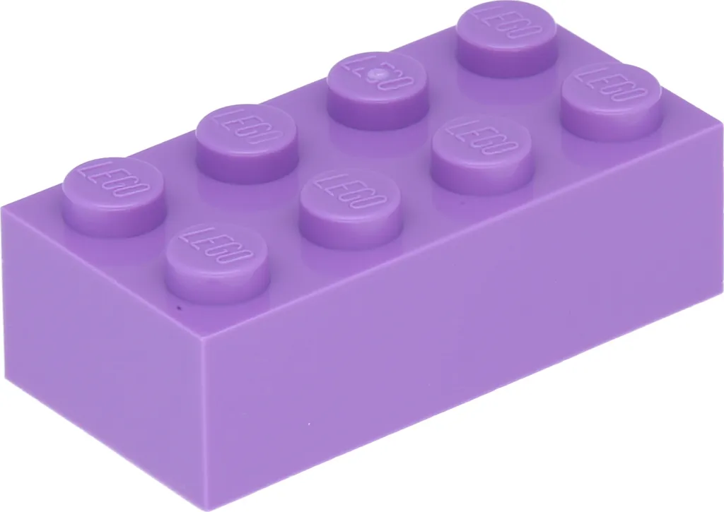 Réparer et Compléter vos Sets : 50 Briques Lego 2x4 Lavande Moyenne 3001