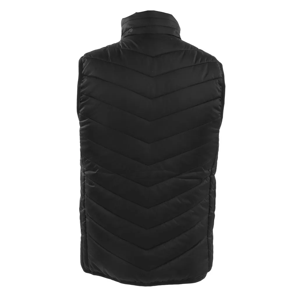 17 Area Gilet riscaldamento elettrico intelligente temperatura costante 4 Interruttore 3 Gear Smart riscaldato Vest (nero M) - 6