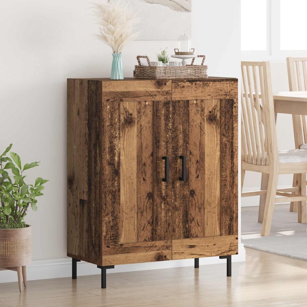 Maison Exclusive - Sideboard Altholz 69,5 x 34 x 90 cm Verbundholz und Eisen