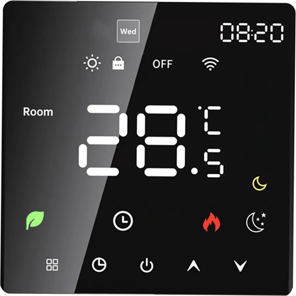 Thermostat intelligent 16A WiFi tactile : fini le gaspillage d'énergie