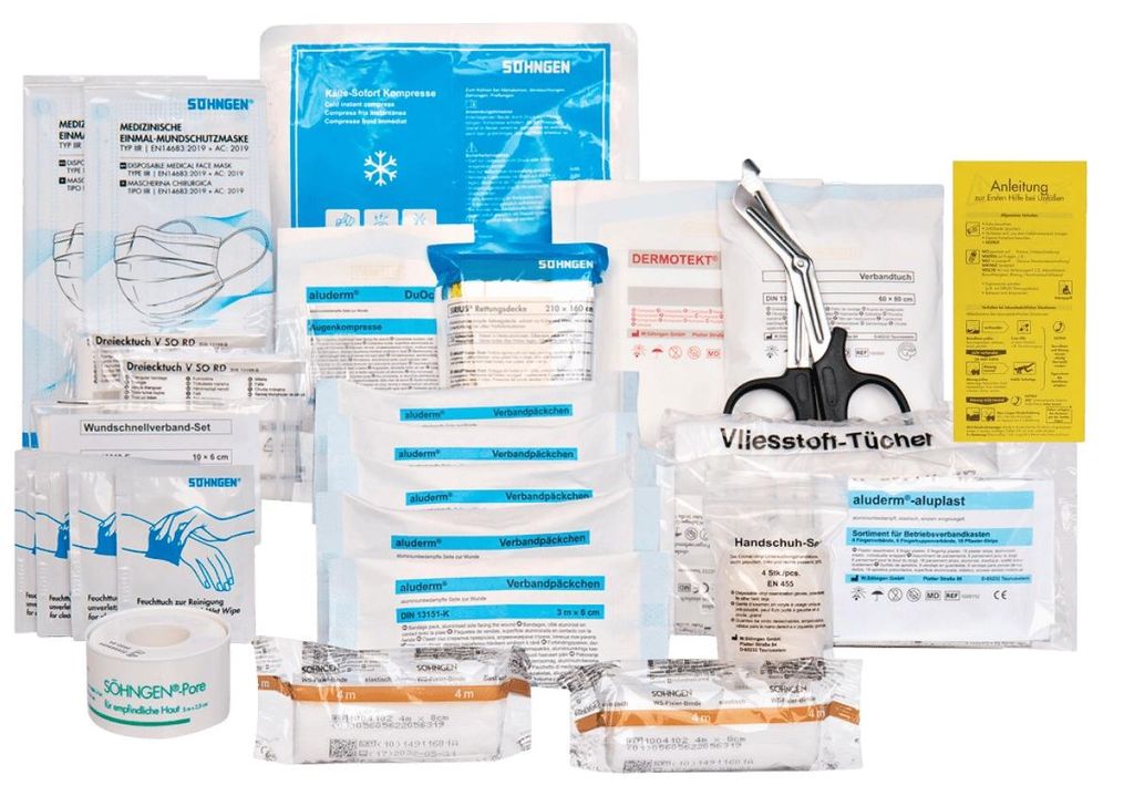 SÖHNGEN Erste Hilfe Nachfüllmaterial Nachfüllpack DIN 13157 Produktbild 