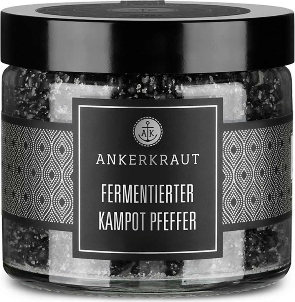 Fermentierter Kampot Pfeffer, 150g im Tiegel Produktbild 