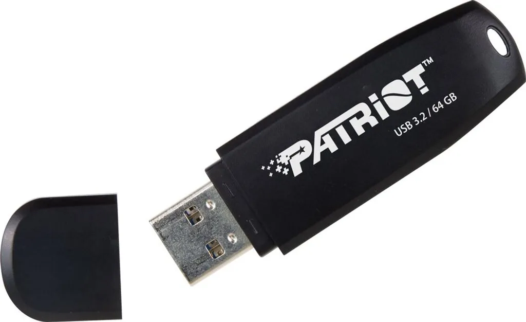 Patriot XPORTER CORE 64GB USB 3.2 - Gaming & Media Storage Nero