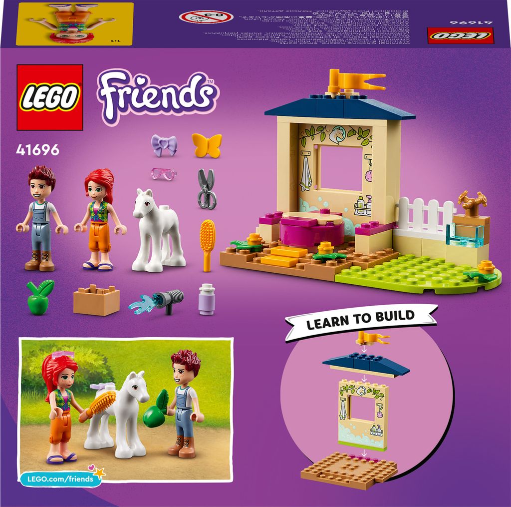 LEGO 41696 Friends Ponypflege, Pferdestall mit Pferd-Figur Produktbild 8