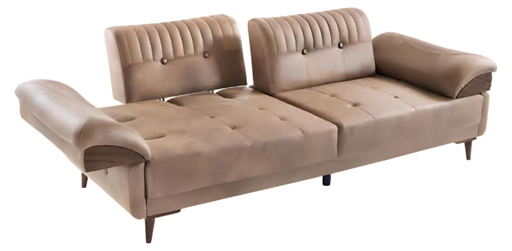 Sofa 3 Sitzer Ledersofa Couch Wohnlandschaft Garnitur Design Modern Sitz