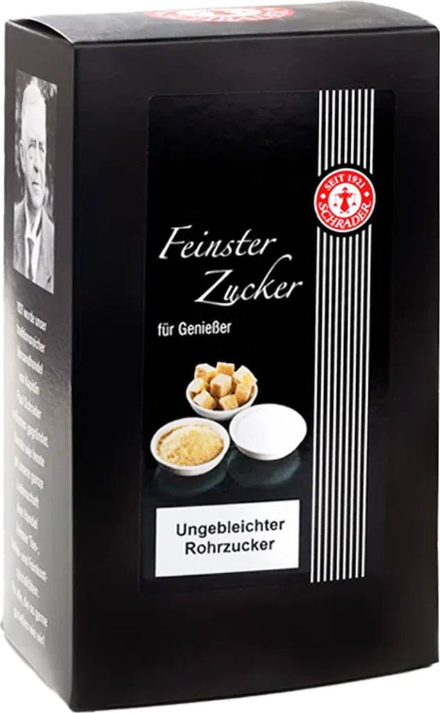 Schrader Ungebleichter Rohrzucker Produktbild 