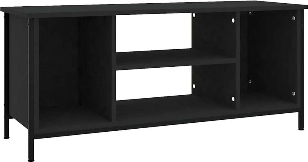 vidaXL TV-Schrank Schwarz 102x35x45 cm Holzwerkstoff