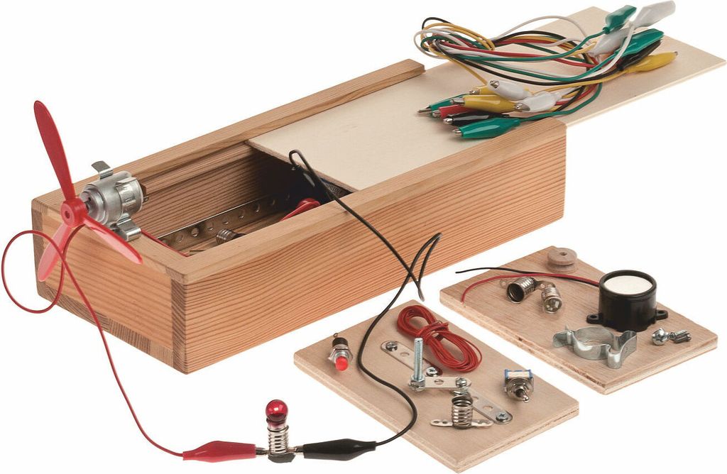 Elektrobaukasten für Kinder und Schülerlabor, über 70 Produktbild 