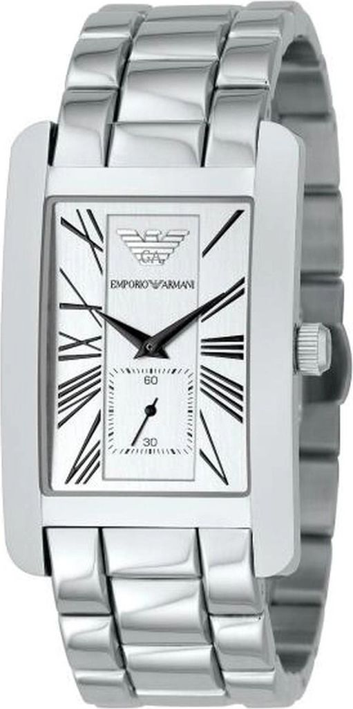 Emporio Armani Herrenuhr silber AR0145