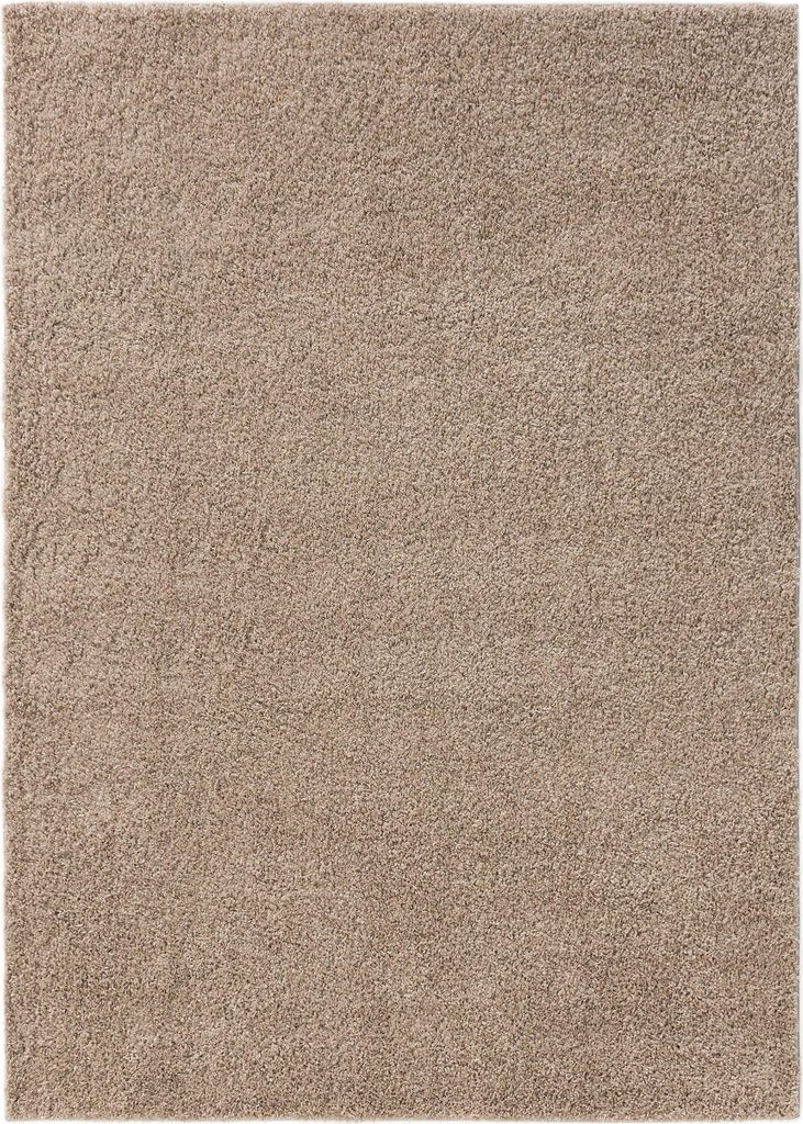 benuta Teppich Wohnzimmer Soho Beige 160x230 cm Hochflorteppich Wohnzimmerteppich Rechteckig Rutschfest Flauschig Plüsch Shaggy Weich