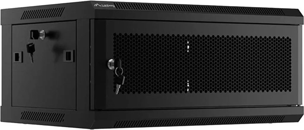 Lanberg WF01-6404-23B Armoire Rack 4U de Montage Mural Noir 19 Pouces