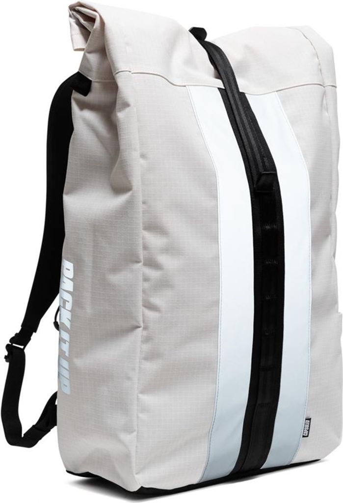 Capsuled Messenger Bag Grauweiß