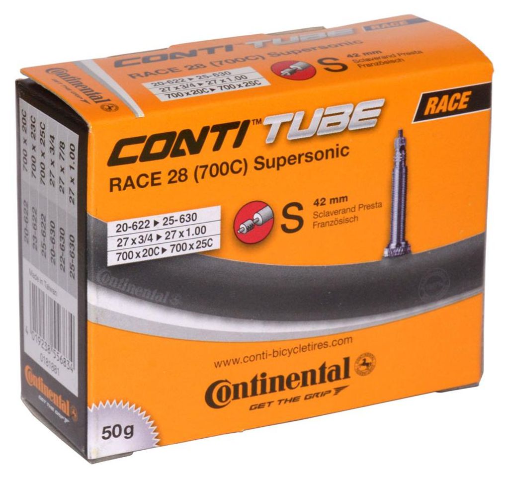 Continental Race 28 Supersonic Schlauch, Ventil:SV 42mm