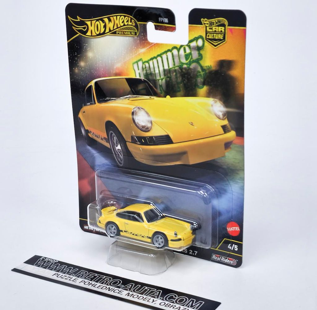 Hot Wheels Premium Car Culture Hammer Drop Hrw07 Porsche Immagine del prodotto 