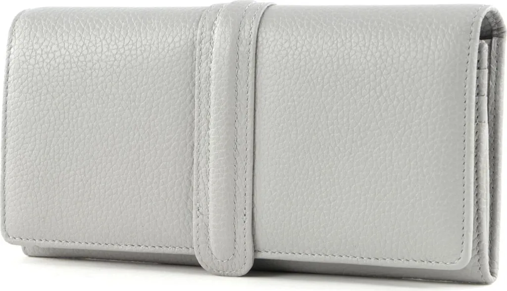 Porte-monnaie en Cuir Gris Kiesel PICARD Neapel 1 Design Fin et Compact