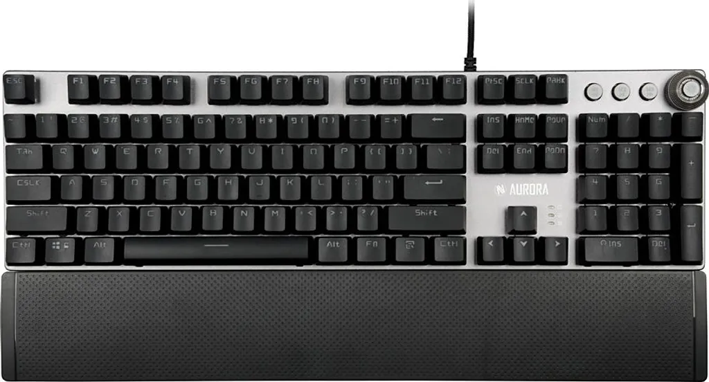 Clavier de bureau iBox Aurora K-3 USB argent pour le télétravail - 3