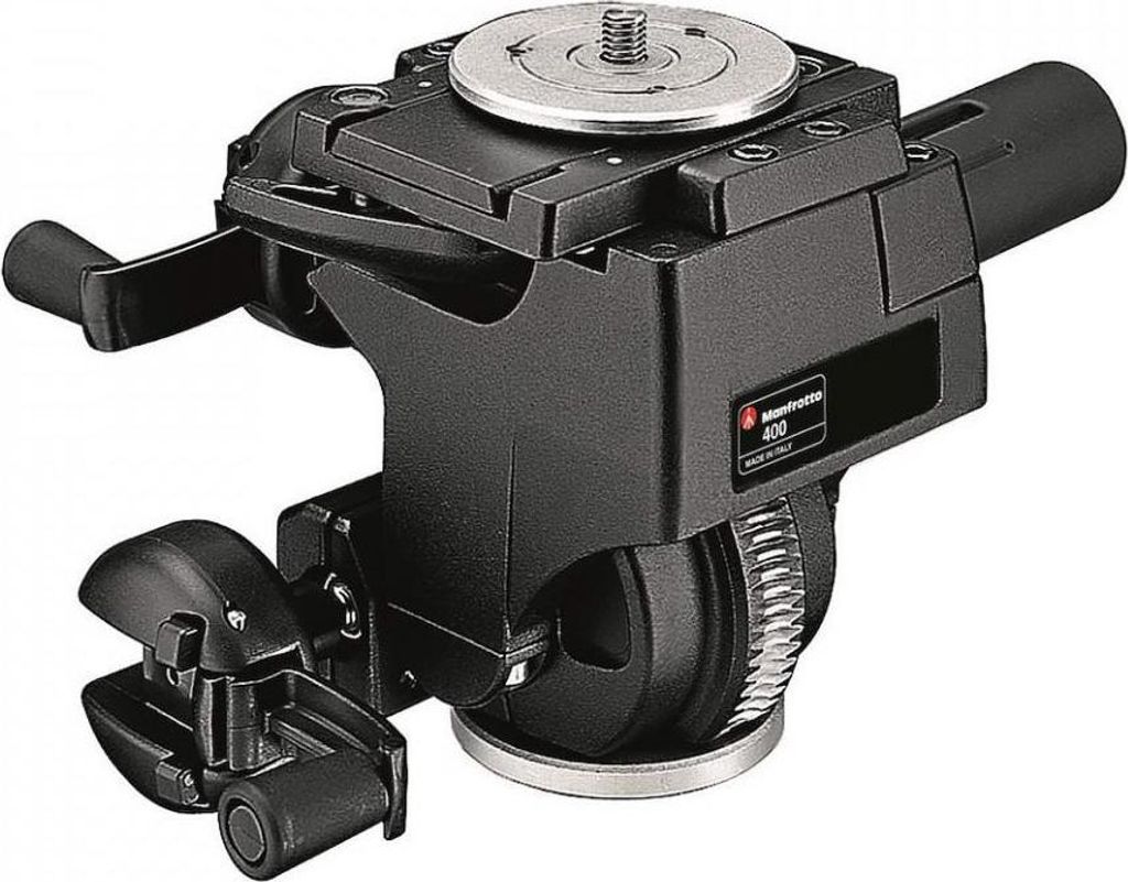 Manfrotto 400 Stativaufsatz Schwarz Aluminium 3/8" Produktbild 
