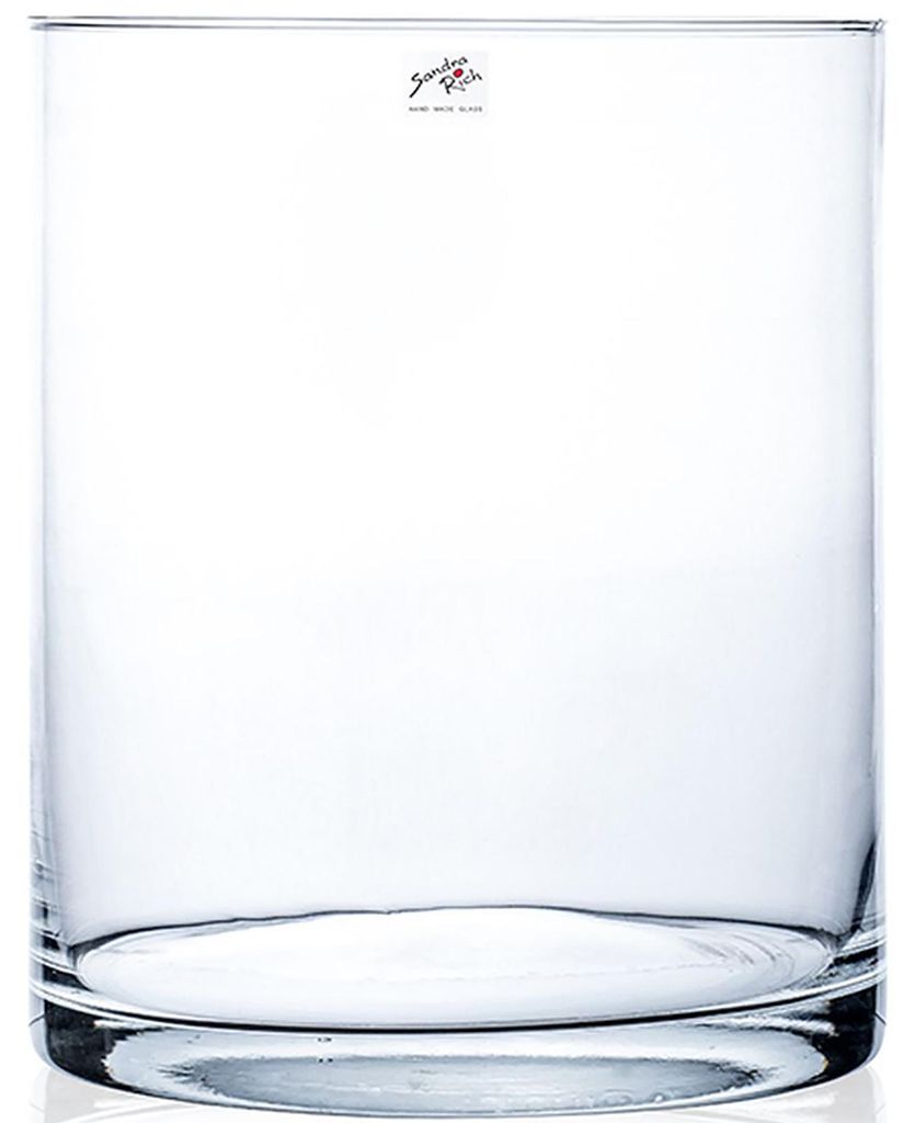 CYLI cylindrical vase - klar - 25x25x30cm - Glas Produktbild 