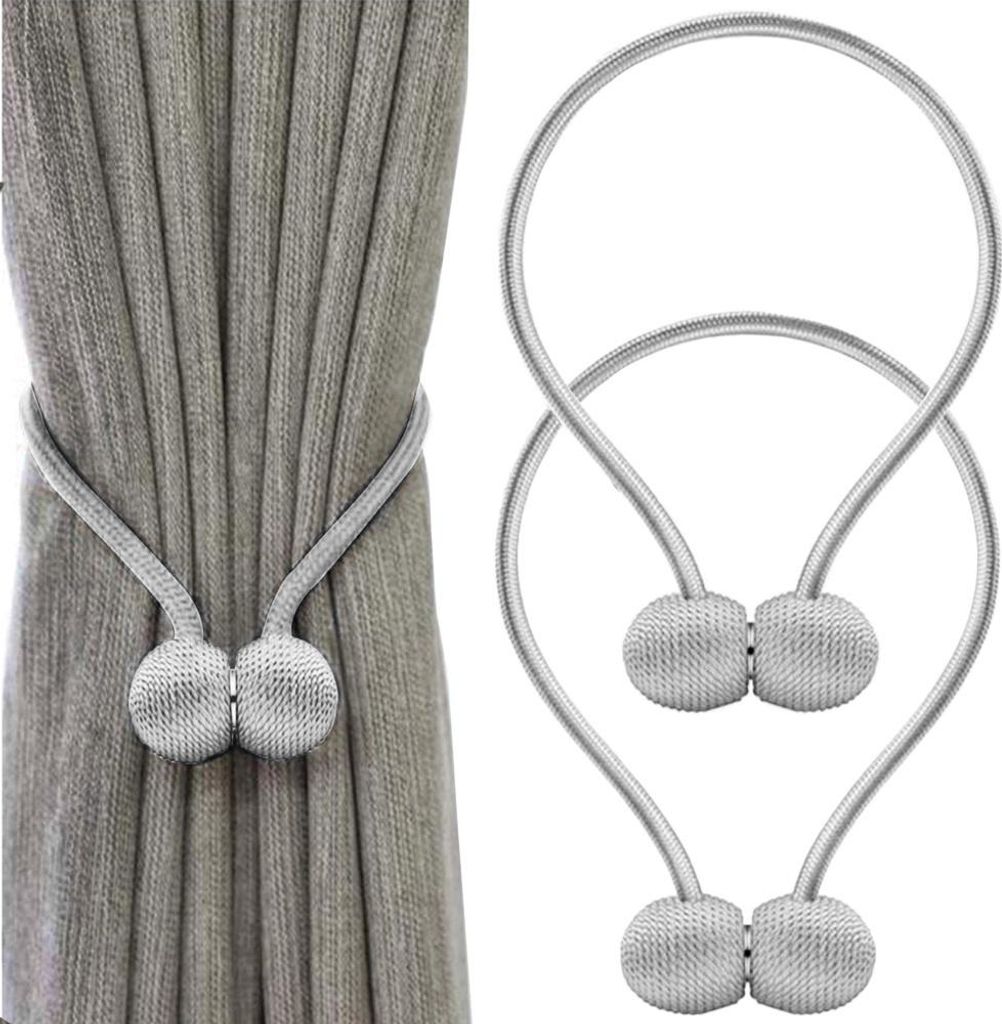 Verk 01848 Magnetická spona na závesy 2 ks sivá Obrázok produktu 