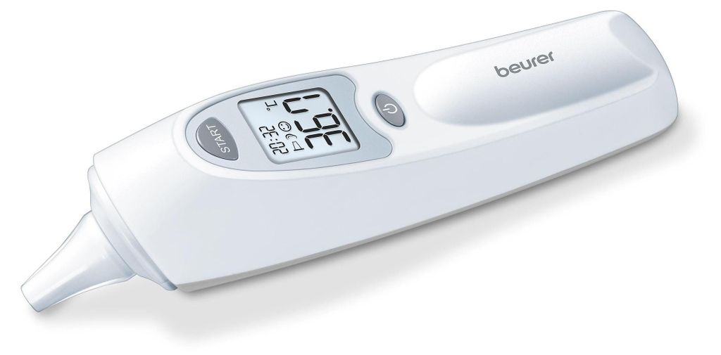 Beurer FT58 Thermomètre par contact Blanc Oreille Boutons Image du produit 
