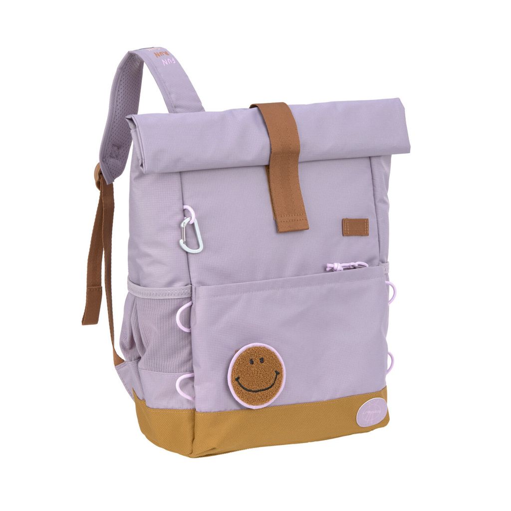Lässig Kinderrucksack Medium Rolltop Backpack - Little Gang lilac